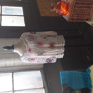 NWOT Desigual floral blouse (size XXL)